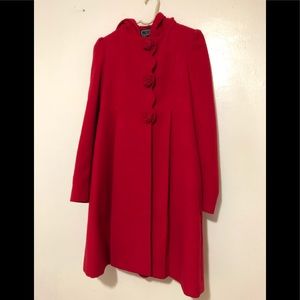 ROTHSCHILD SIZE 16 (XL) JUNIOR RED COAT PRETTY